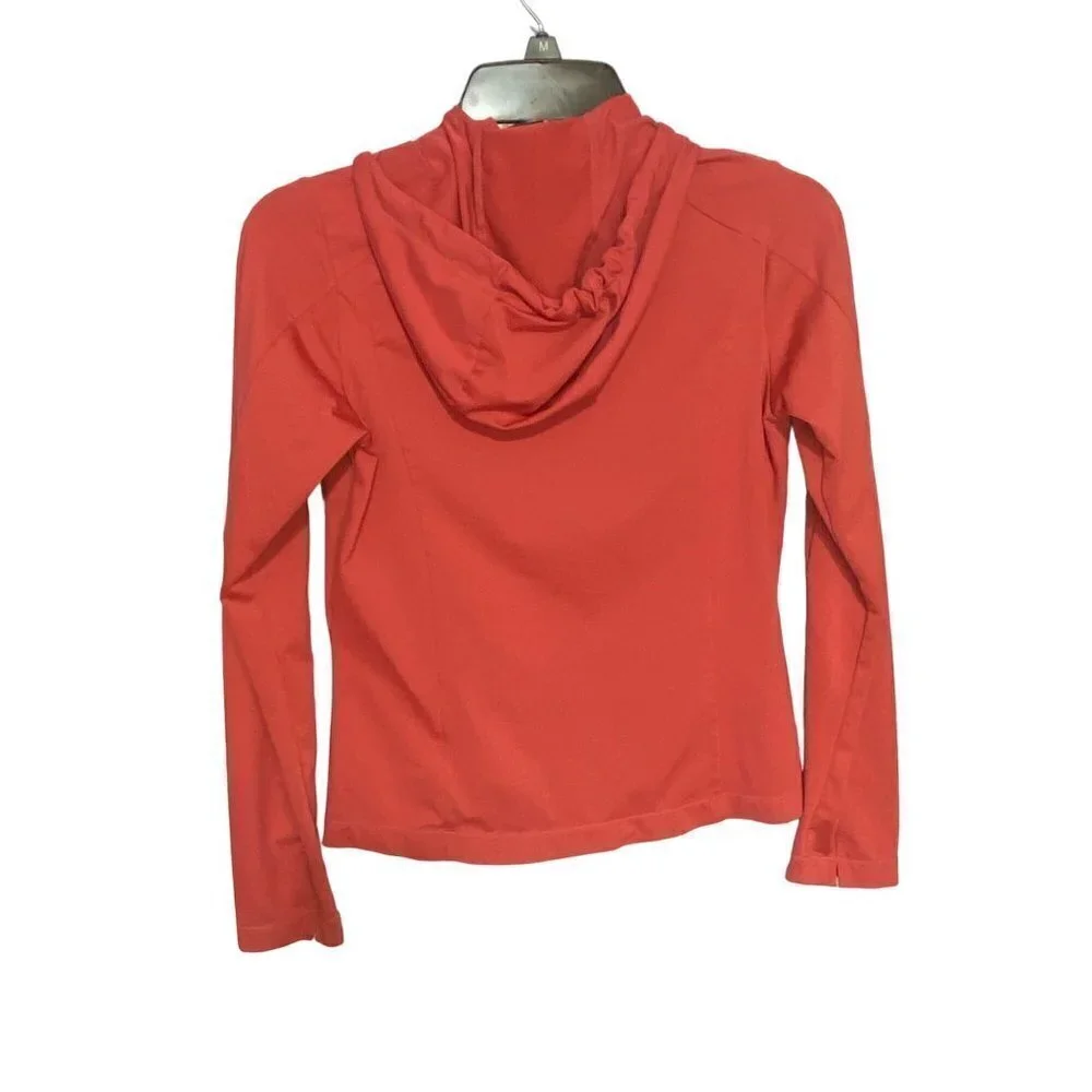 Columbia‎ Titanium Athletic Hoodie with Full Zipper Closure, Size XS Coral Color